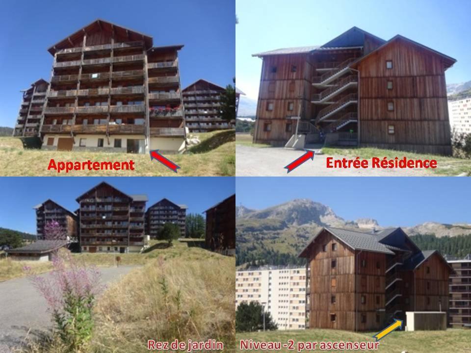 Appartement 8-10 Personnes Superdevoluy Hautes Alpes Rez De Chaussee Vue Panoramique 3 Chambres Saint-Étienne-en-Dévoluy Exterior foto